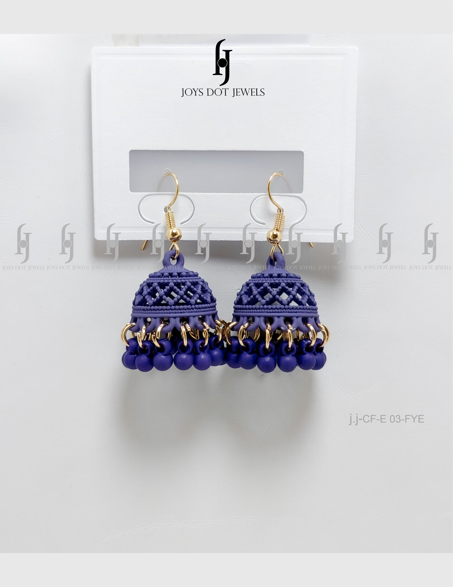 Pink Pearl Hoop Jhumki Earrings