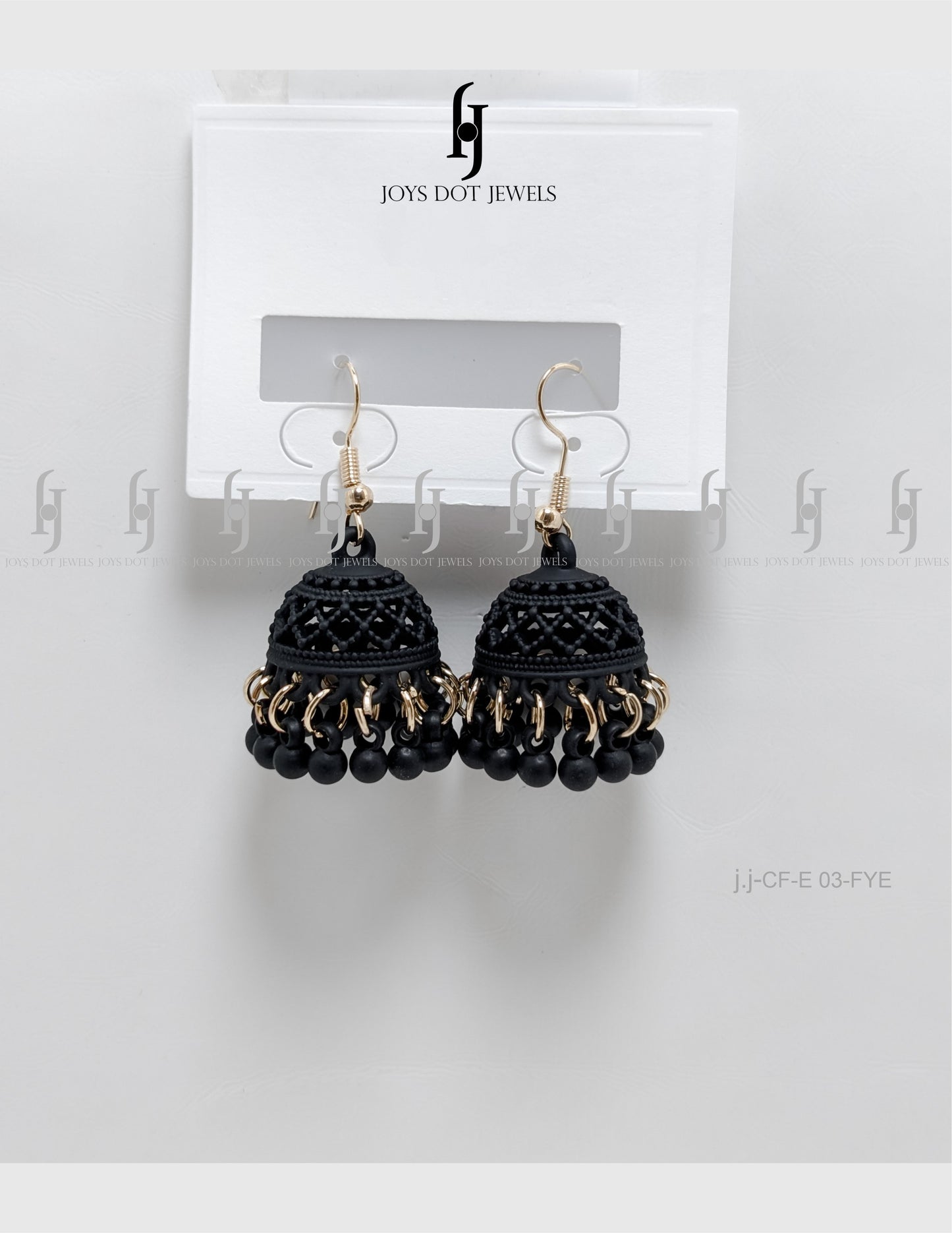 Pink Pearl Hoop Jhumki Earrings