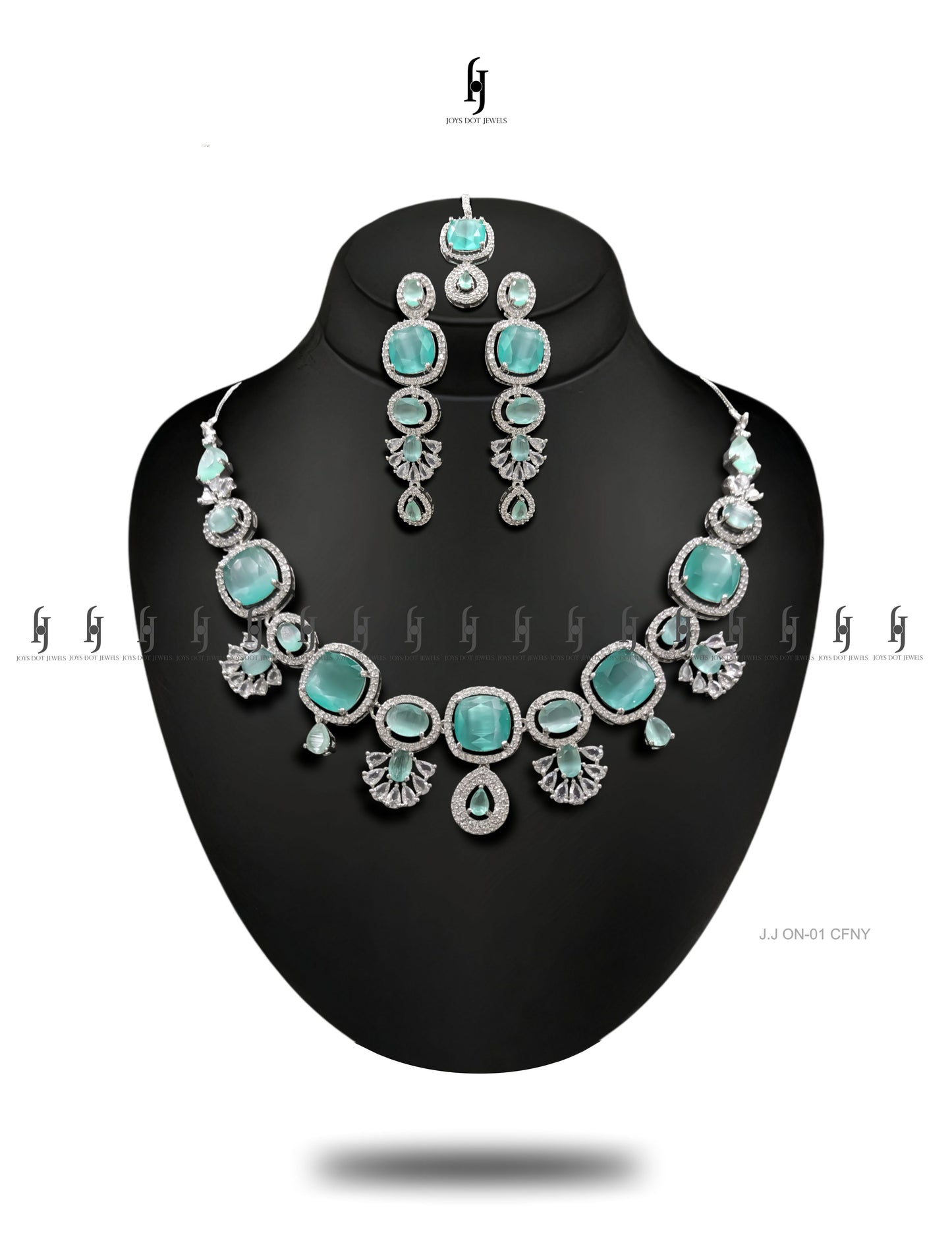 One-Carat Oval Diamond Ruby Necklace with Earrings