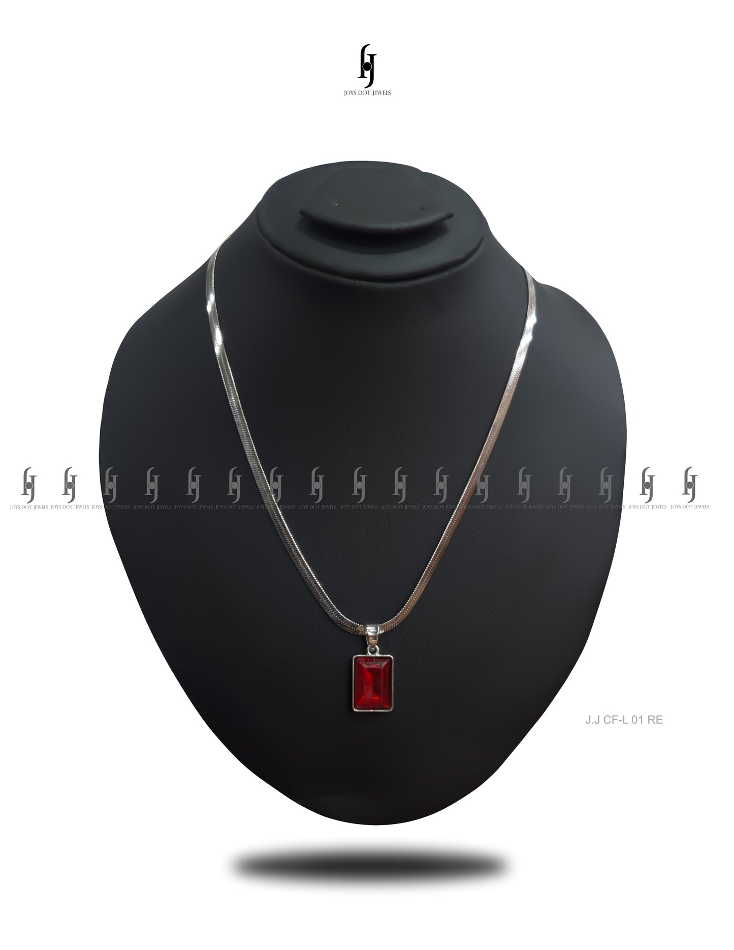 Beautiful Red Stone Squre Pendant