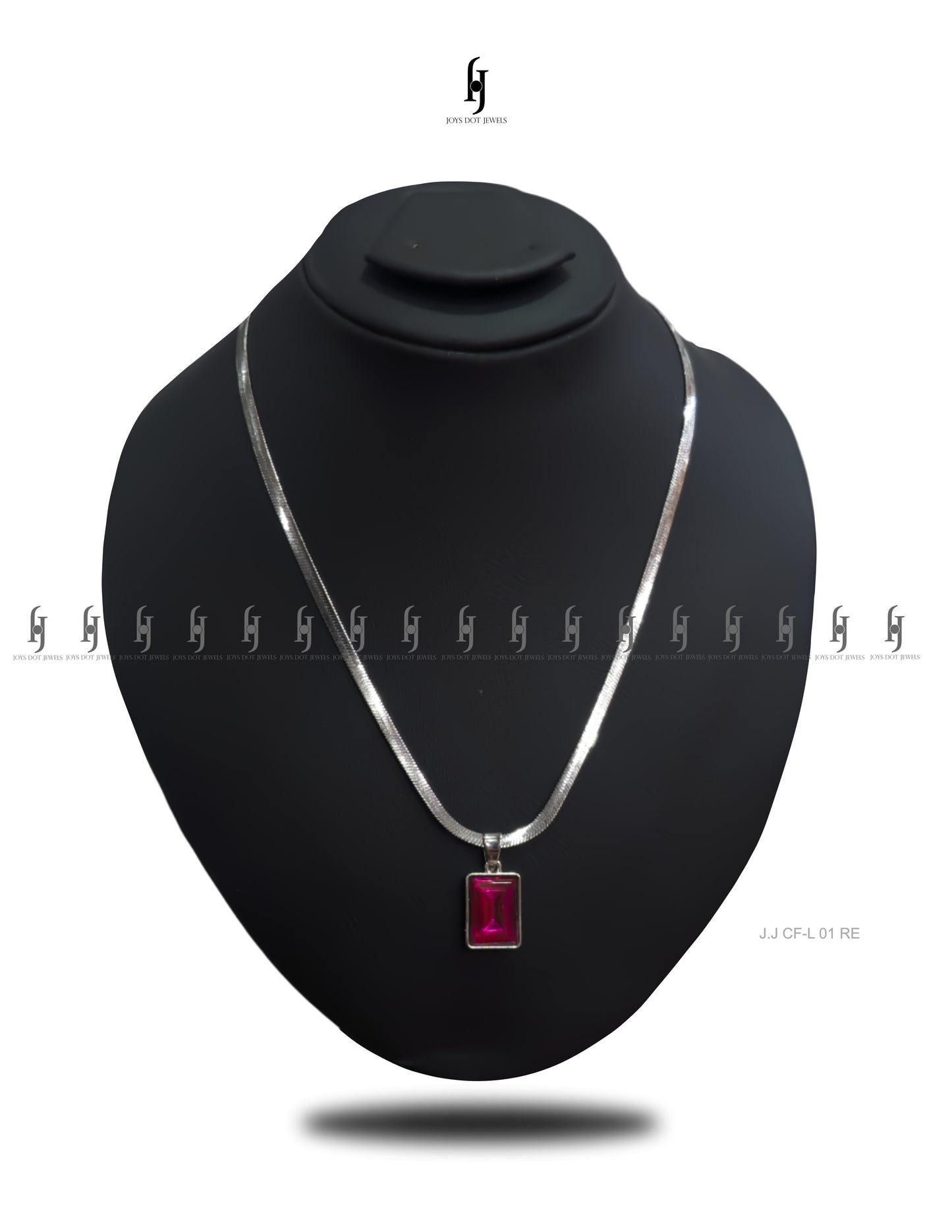 Beautiful Red Stone Squre Pendant