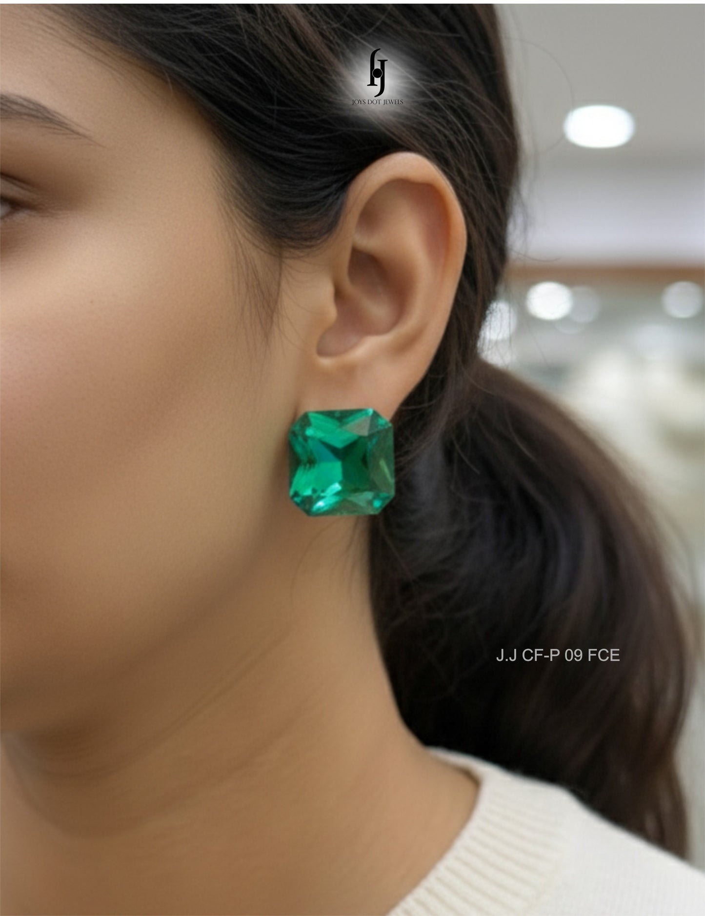 Emerald Cut Locket Set