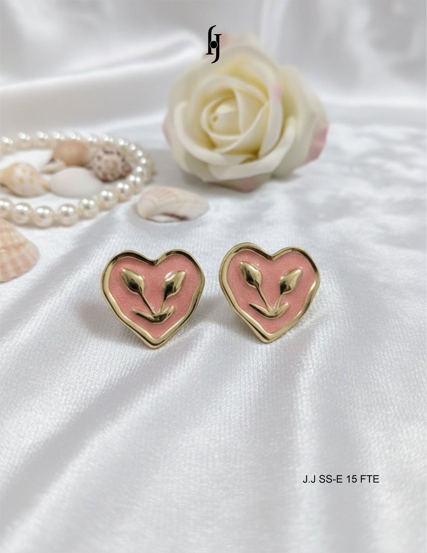Tulip Heart Earrings