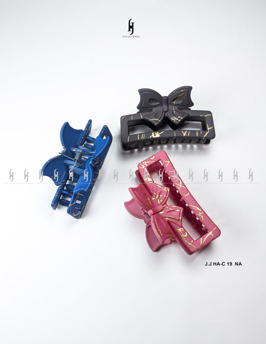 Bow style Hair Claw Clips
