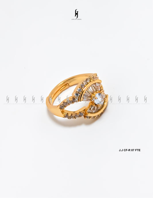 White Cubic Zirconia Ring