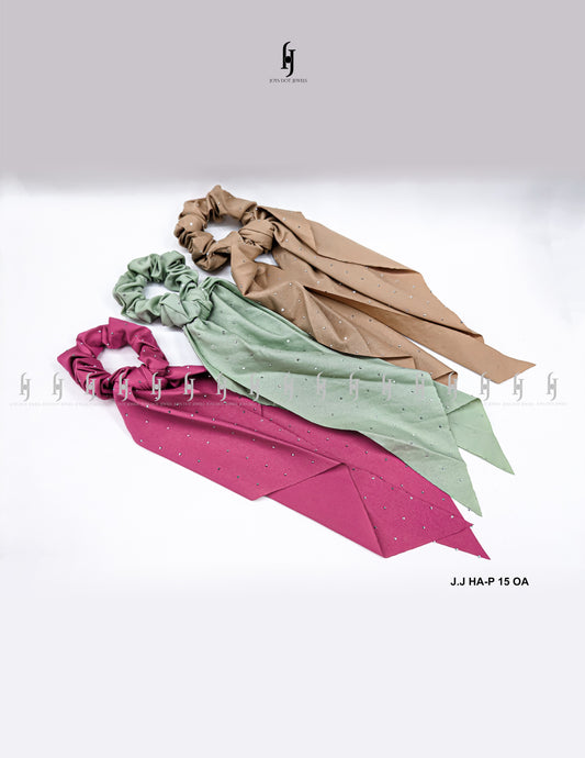 Starlit Ribbon Scrunchies