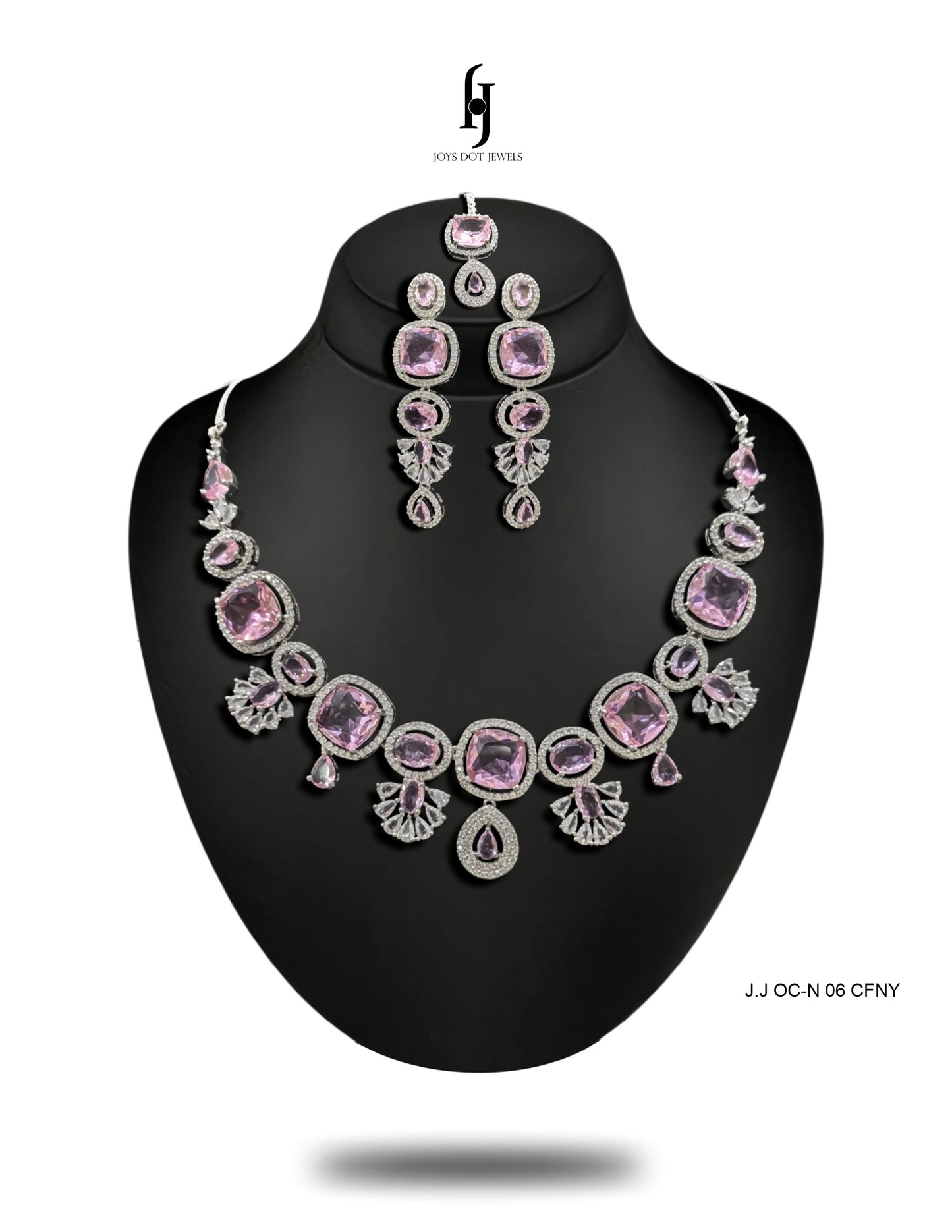 One-Carat Oval Diamond Ruby Necklace with Earrings