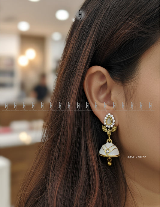 Crystal Indian Jhumki