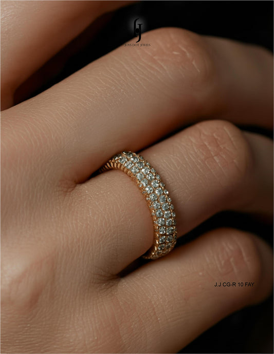 Thin Pave band Ring