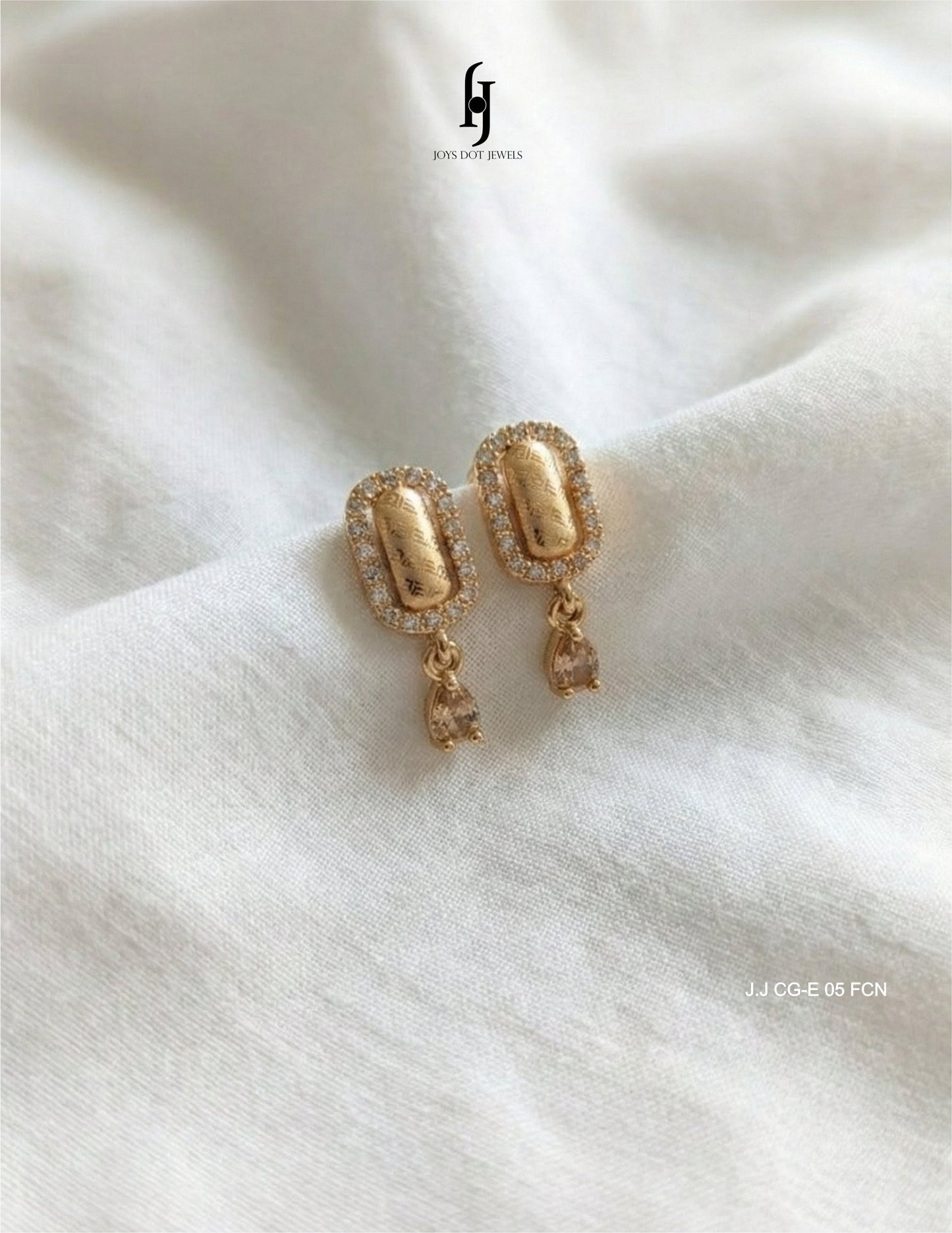 Golden Elegant Earrings