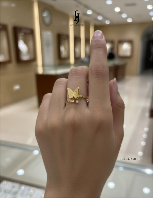 Adjustable Butterfly Ring