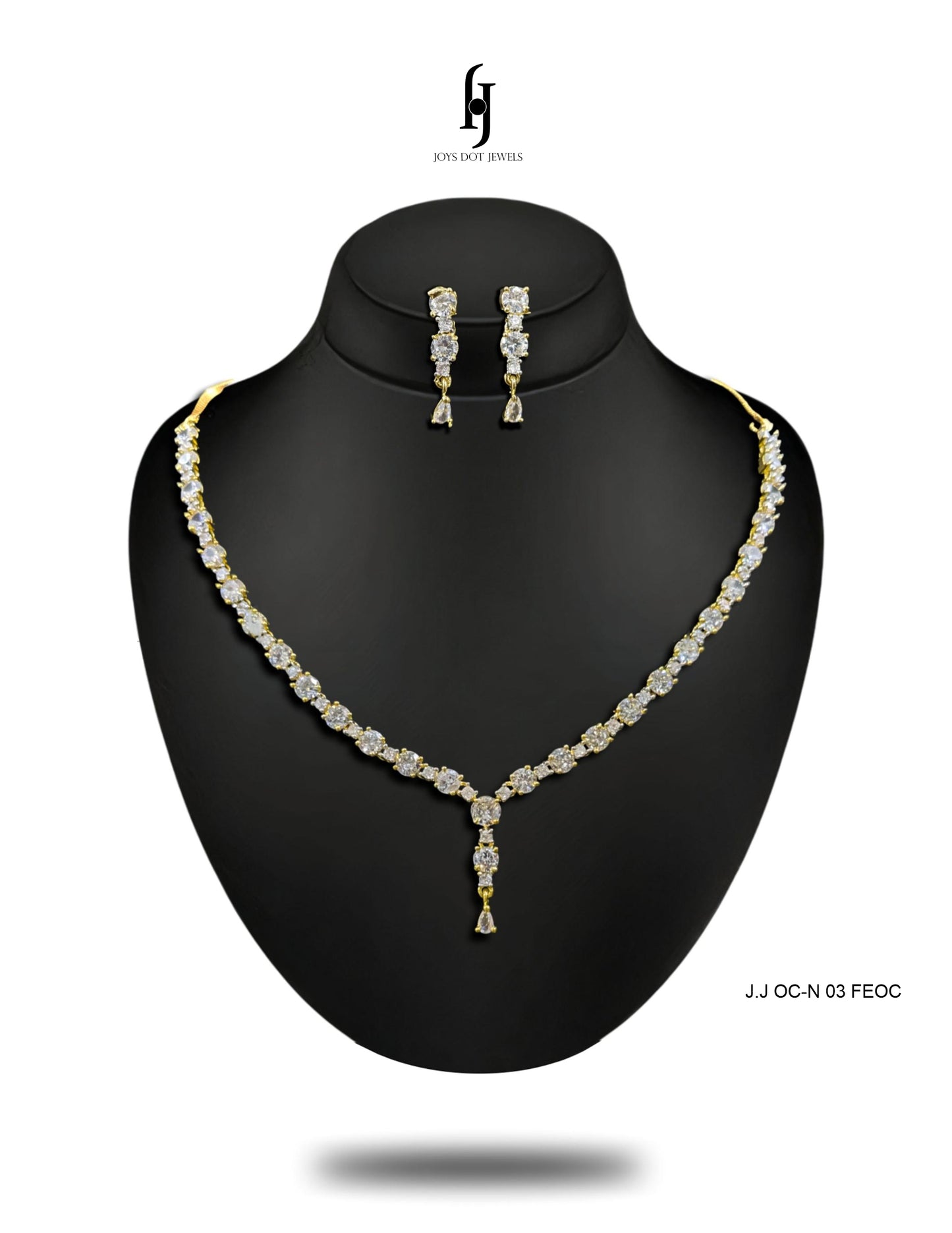 The Silver Emerald Indian Necklace Set
