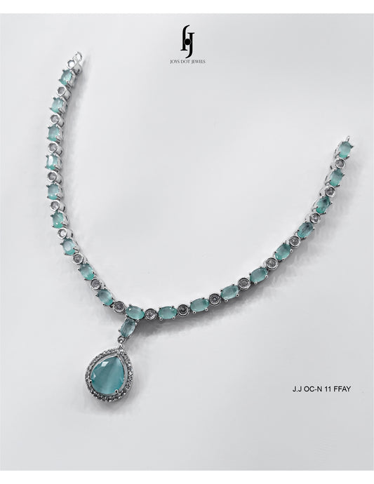 Elegant Indian AD Necklace Set