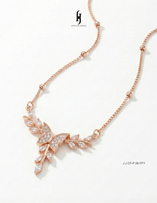 Crystal Butterfly Pendant