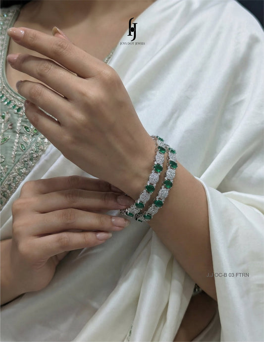 cubic zirconia bangles