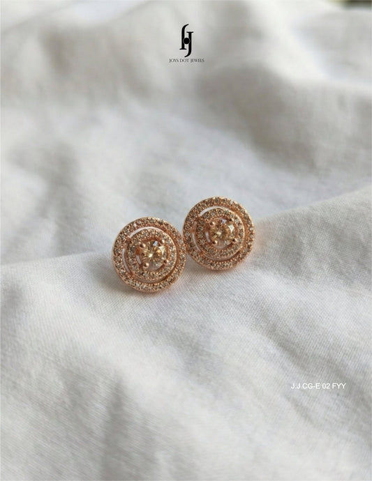 Circle Stud Earrings