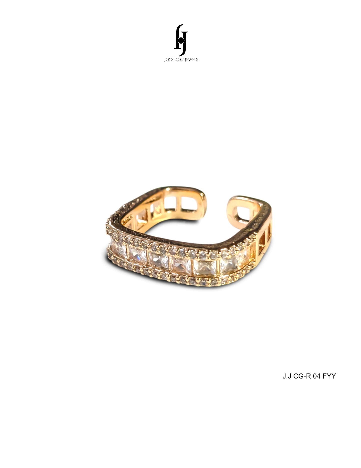 Double Row Open Square Ring