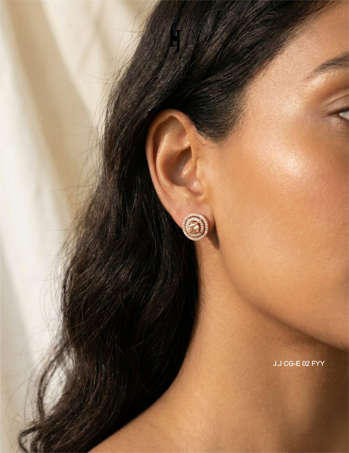 Circle Stud Earrings