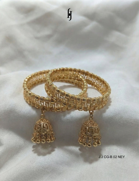Royal Filigree Jhumka Bangles