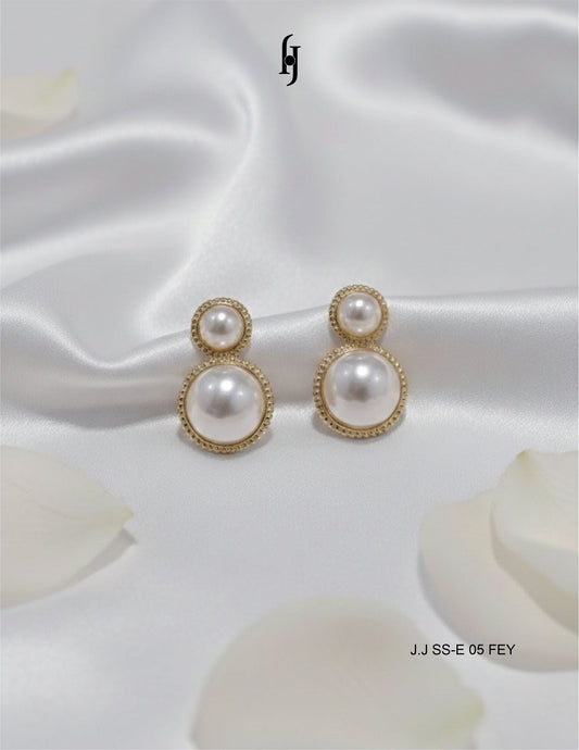 Royal Pearl Drop Earrings