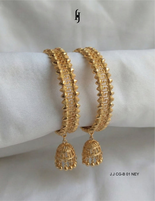 Classic Lattice Jhumka Bangles