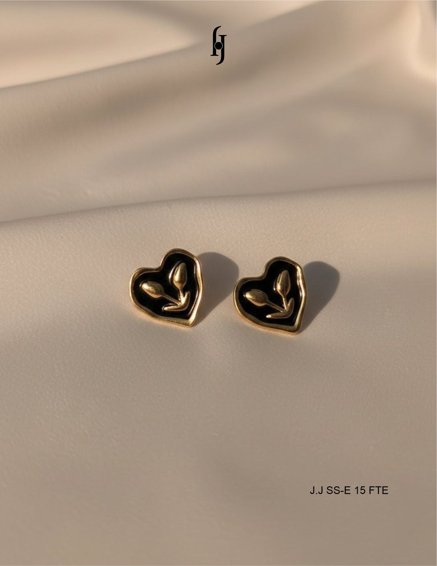 Tulip Heart Earrings