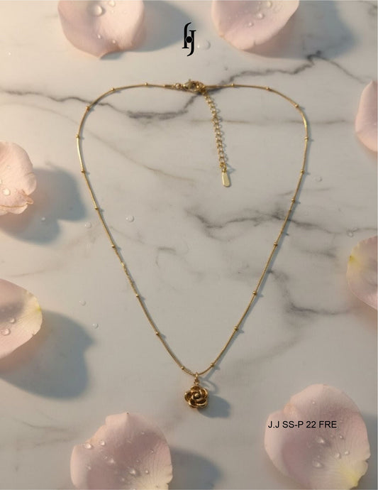 Golden Petal Pendant