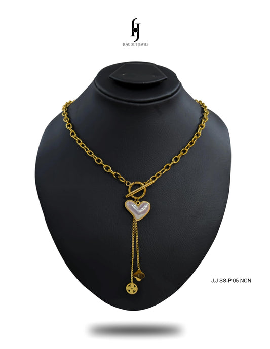 Pearl Heart Necklace