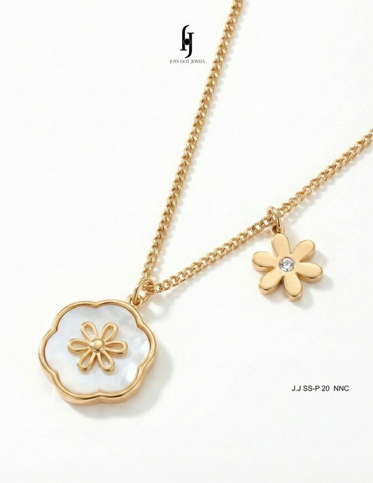 Dual Flower Pendant