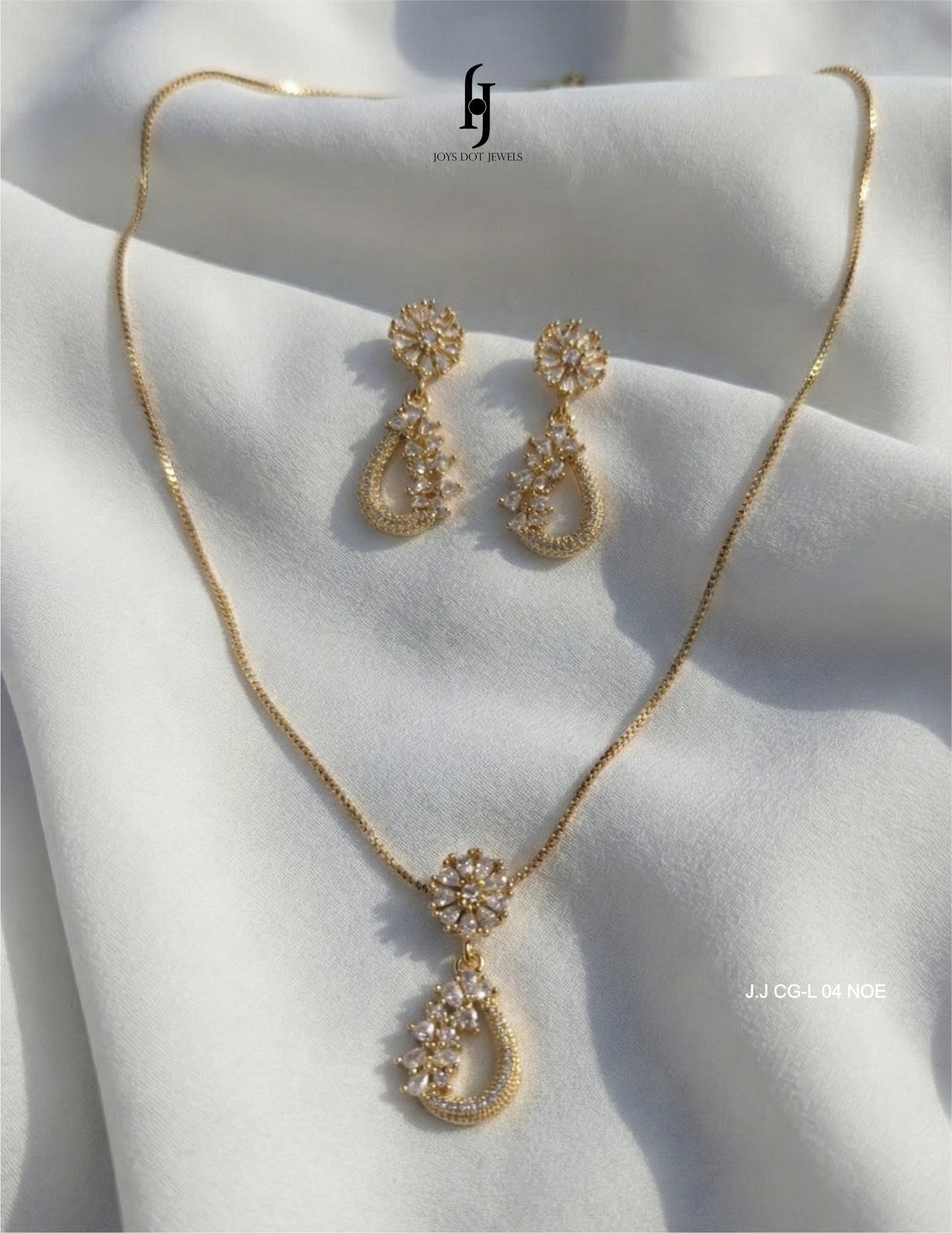 Flower Drop Locket Set