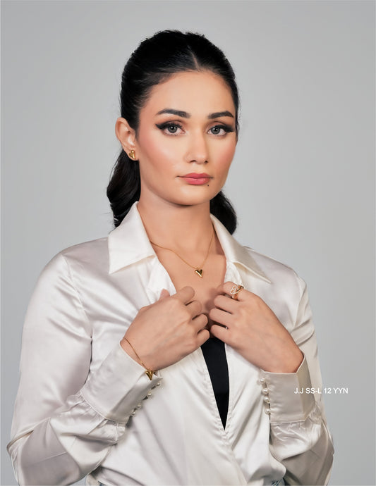 Puffed Heart Pendant Set - Combo Deal